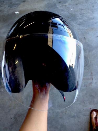 Fuel 'dot' motorcyle helmet 