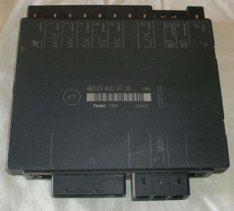 2000 mercedes s430 oem  seat memory computer module 220 820 07 26 left