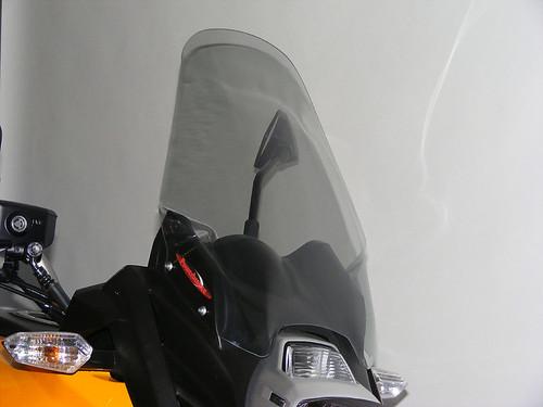Kawasaki versys 10 13 flip touring windshield shield light t - made in england
