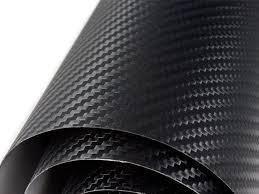 Carbon fiber vinyl roll 24"x60" 3d black twill-weave air channel wrap film chevy