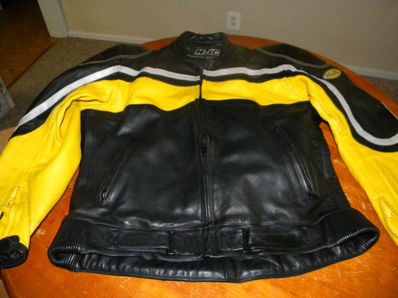 Hjc cirotech riding gear leather jacket  size 48 excellent condition