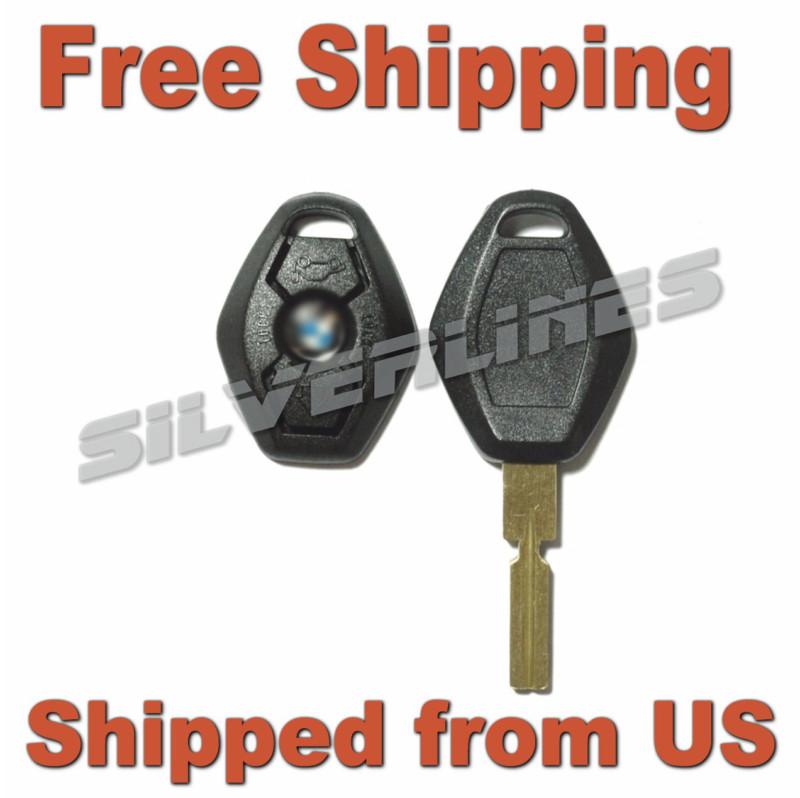 1998-2002 bmw z3 3 5 6 8 x5 series casing only shell remote uncut key -os