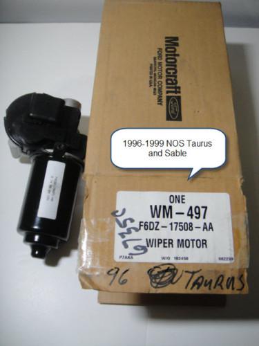 1996 - 1999 taurus sable motorcraft nos wiper motor f6dz-17508-aa  wm-497