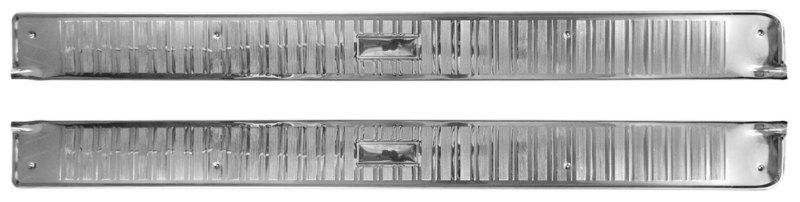 1962-1964 ford fairlane door step plates & labels set