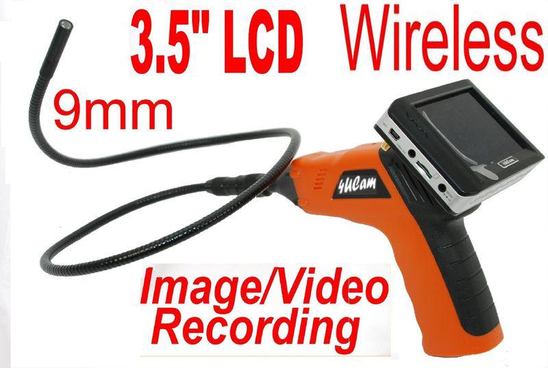 3.5" lcd inspection 9mm camera video recorder wireless dvr 4 leds usa shipping