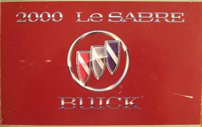 2000 buick park ave owner's manual