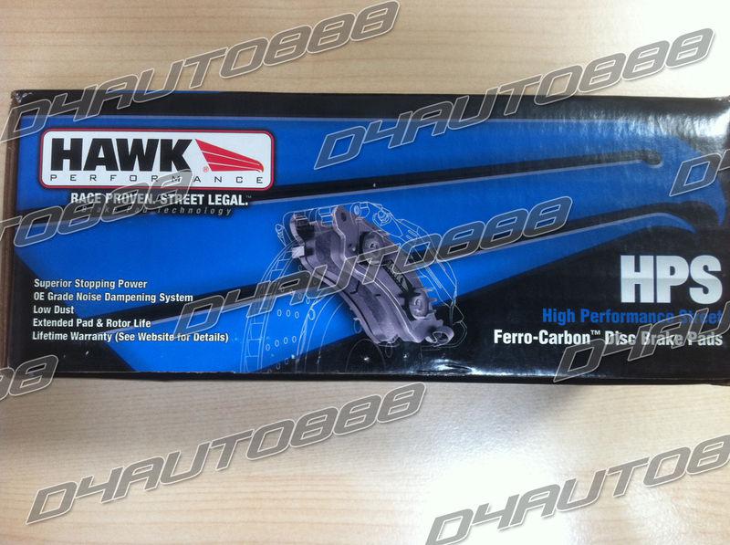Hawk hps high performance brake pads 08-10 lancer evolution  front hb453f.585