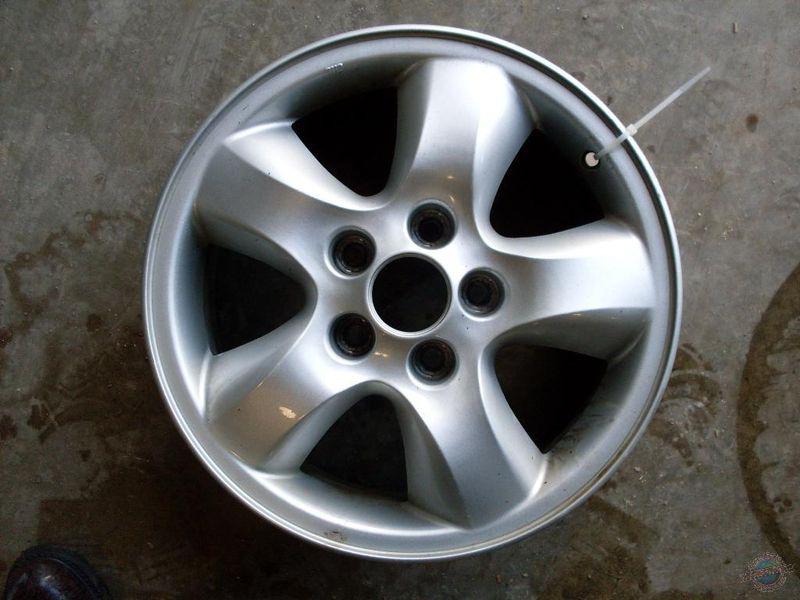 (1) wheel santa fe 711981 05 06 alloy 85 percent less center cap