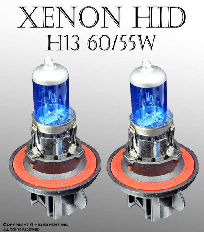 H13/ 9008  60/55w pair high & low beam xenon hid white replacement bulbs aw2