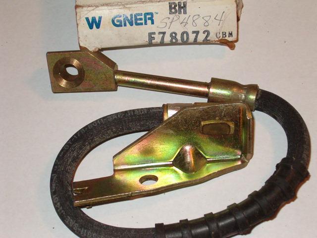 1971 lincoln conteninental front right brake hose nos wagner