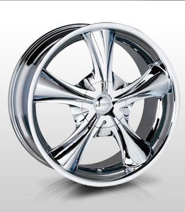 20x8.5 forte f6 "blunt" (chrome) wheel/rim(s) 6x135 6-135 20-8.5