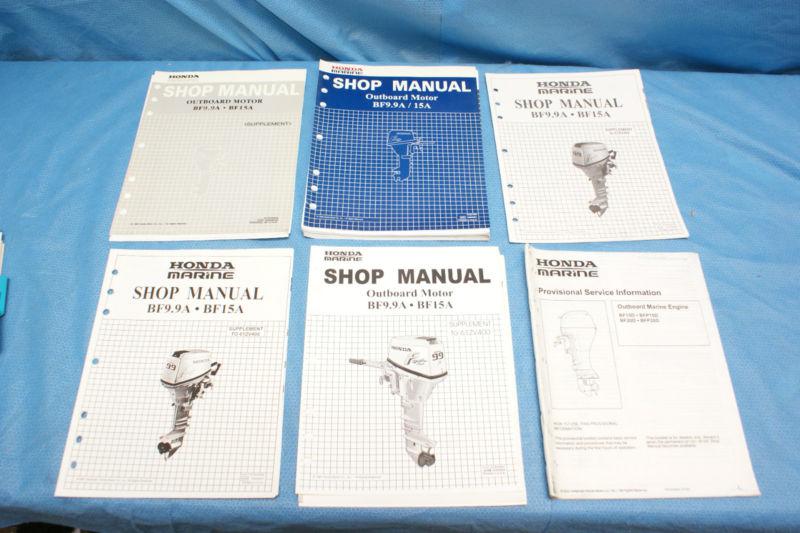 Honda marine bf9.9a - 15a outboard service repair shop manual 61zv400