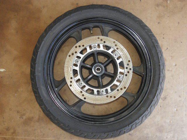 16" front wheel rim & tire & disc kawasaki ex-250-250r ex250 ninja 2001 **