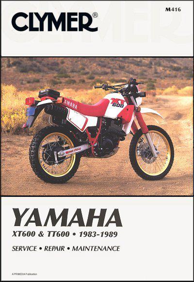 Yamaha xt600 1984-1989, tt600 1983-1986 repair manual