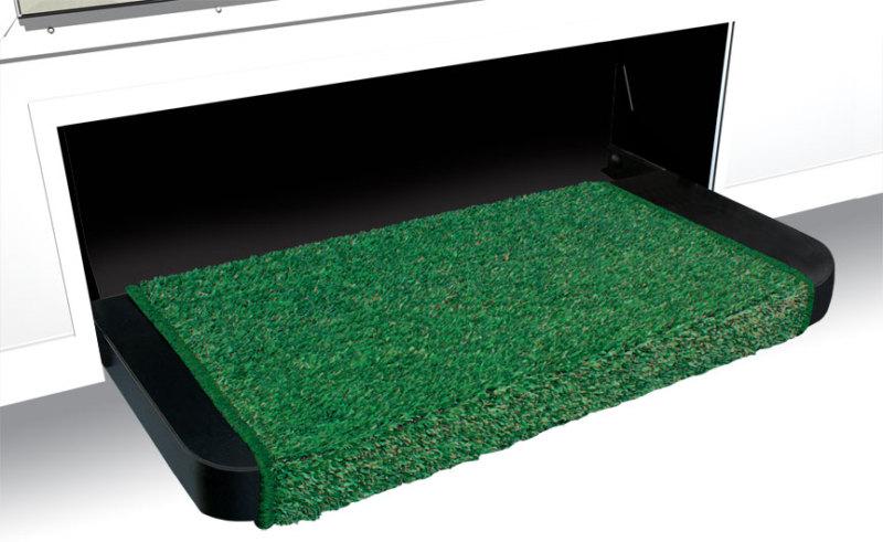 Prest-o-fit step rug w/a plus green 2-0070