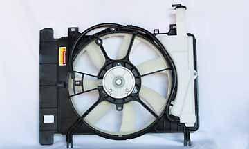 Tyc 07-10 toyota yaris hb/sedan radiator & condenser (s) fan