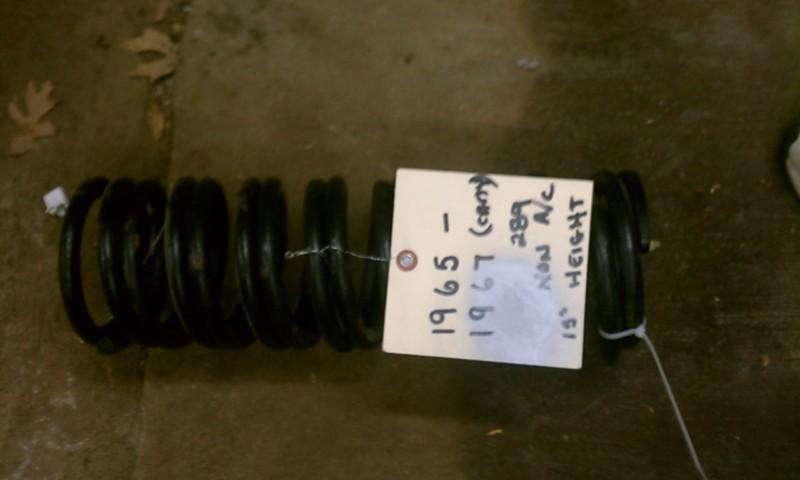 1967 ford mustang front coil springs pair 2 v8 hardtop fastback non a/c