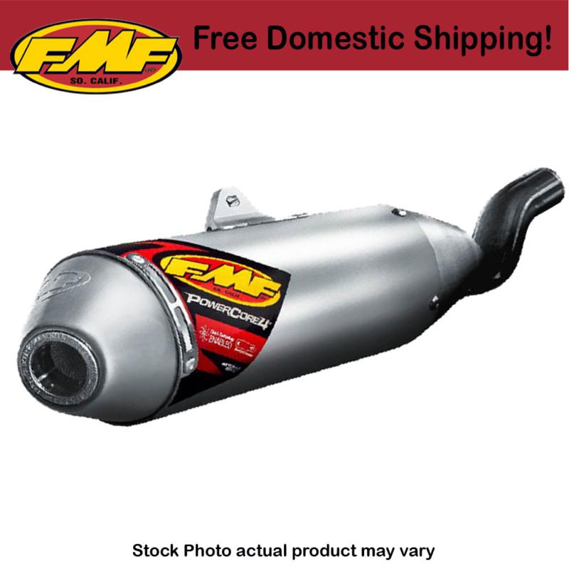 Fmf exhaust powercore 4 aluminum/stainless muffler 1984-2013 kawasaki klr650