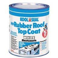 Kool seal rv roof coating motorhome roof top rubber paint coat trailer (1-quart)