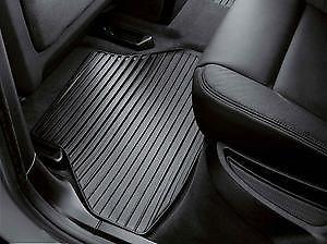 *bmw oem black rubber floor mats e70 x5 models 3rd row only included 51472239651