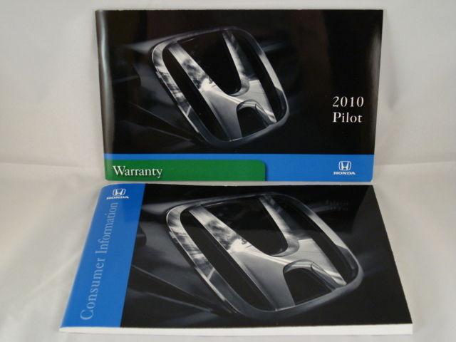 Oem 2010/10 honda pilot warranty manual/consumer information booklet guide !!!!!