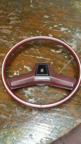 Red monte carlo ls luxury sport steering wheel w/horn pad solid shape ss !