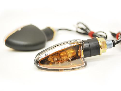 Mini turn signals lights lamp for harley davidson electra glide classic custom