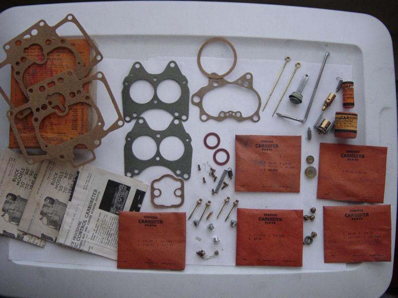 Carb kit for a 1941-1942 buick 60 70 90 with 2 carter wcd carbs# 533s 534s 544s