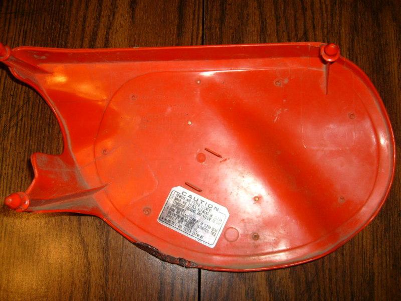 1982 honda xr 80 xr80 right side panel number plate 8351-195a-0000