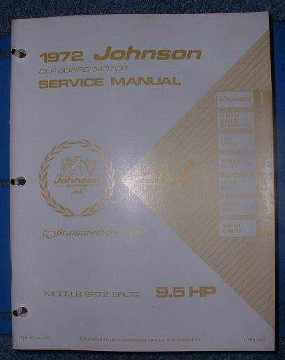*1972 johnson 9.5hp service manual (super nice)