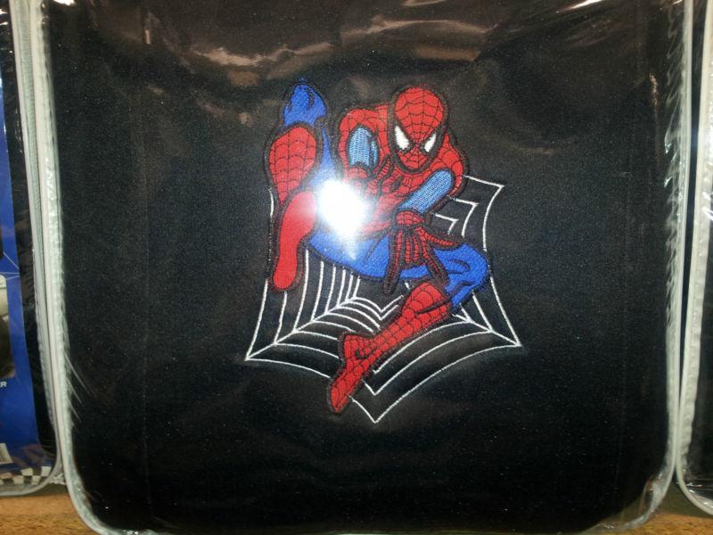 11pc spiderman universal seat covers steering wheel superhero full interior set