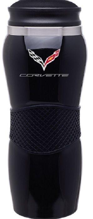 Chevrolet corvette c7 travel mug 14 oz black