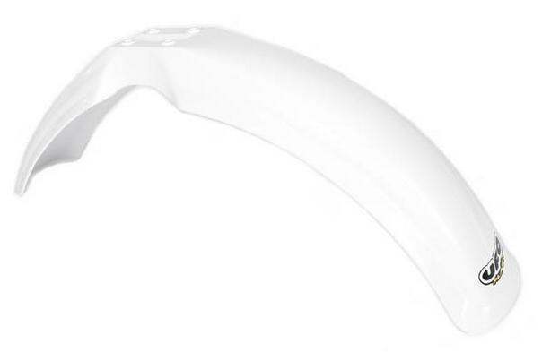 Ufo plastics front fender white for yamaha yz 125 250 360 490