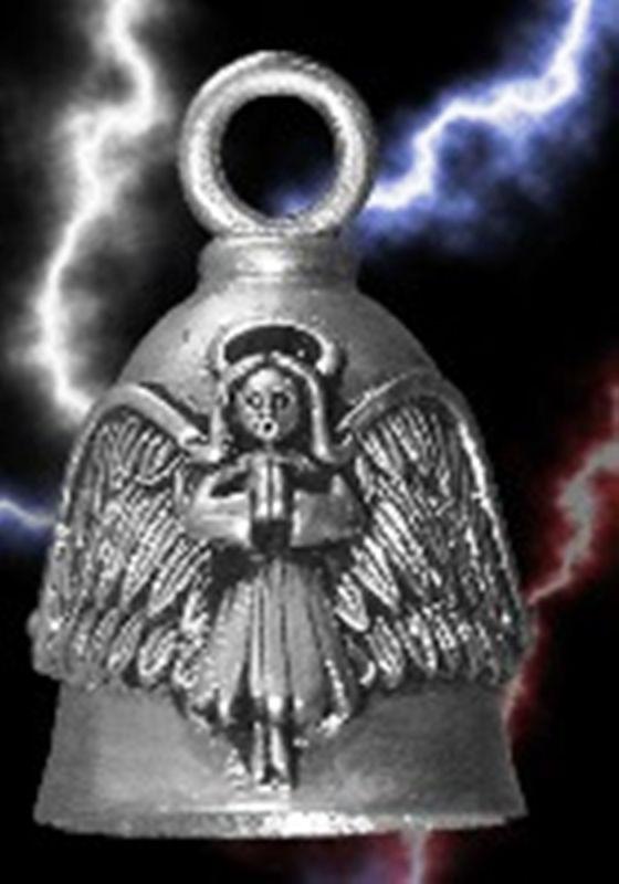 Halo angel spirit motorcycle guardian bell pewter new