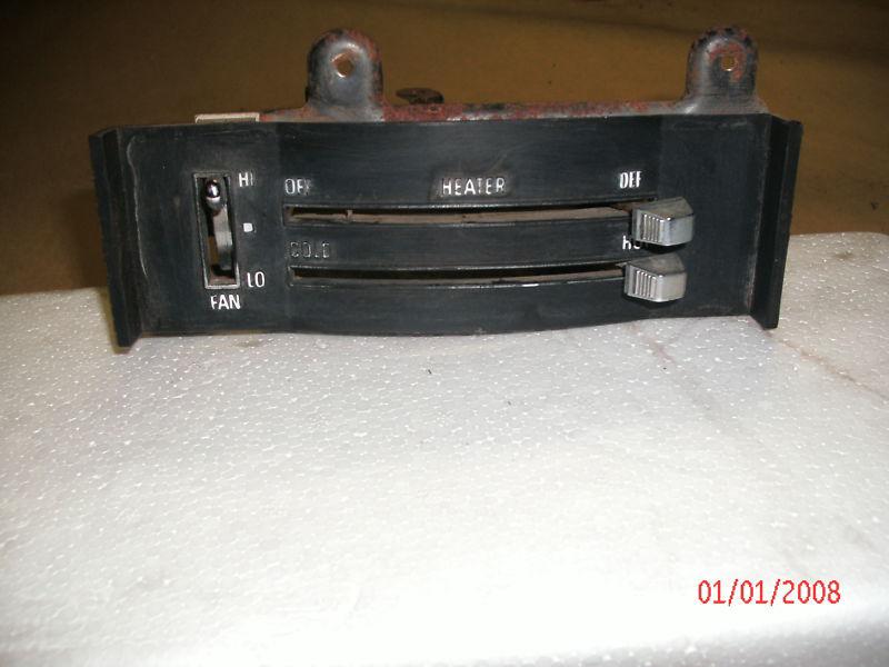 1974 chevrolet vega gt heater/defroster/temperature control unit.