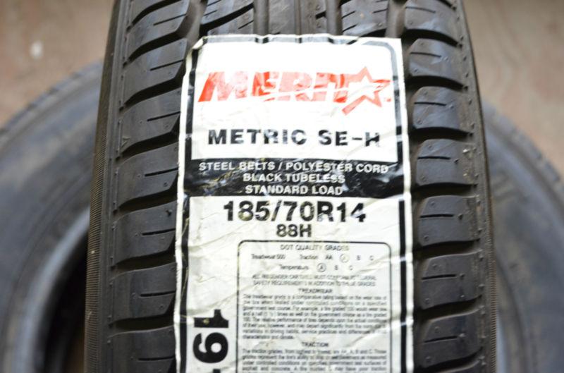 1 new 185 70 14 merit metric se-h blem tire