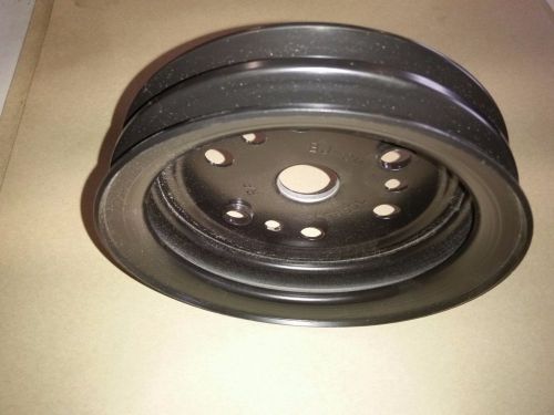 Small block chevy marine 2 groove crank pulley 305 / 5.0 and 350 / 5.7 gm