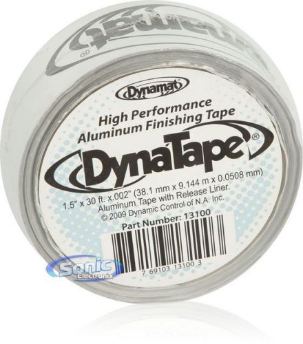 New! dynamat 13100 1-1/2&#034; wide and 30&#039; long aluminum sound deadener tape