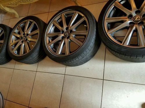 19&#034;lexus gs f sport  wheels gs350 gs-f with tires oem gs450 is250 is350 f sport