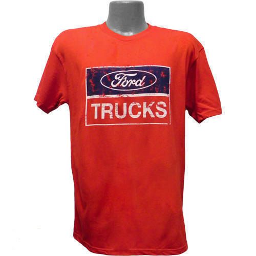 Ford f 150 &#034;ford trucks&#034; tee red shirt brand new large gear headz products