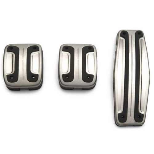 Oem stainless pedal covers m/t for gm chevrolet sonic / aveo 2012+ m/t