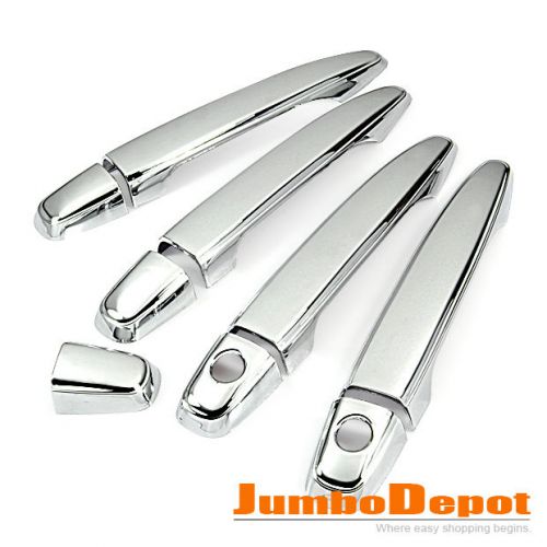 9pcs chrome side door handle cover trims for toyota camry highlander 08 09 10 11