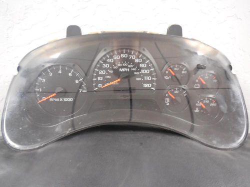 Chevrolet trailblazer, speedometer