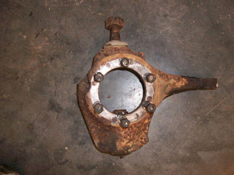 Chevy gmc truck  4wd 10 bolt 1977 front steering kunkle pasenger side 