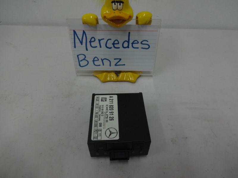 03 04 05 06 07 08 09 mercedes benz clk350 anti tow away alarm module 