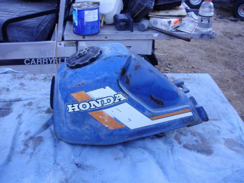 84 85 honda atc 125m blue gas fuel tank oem #01546