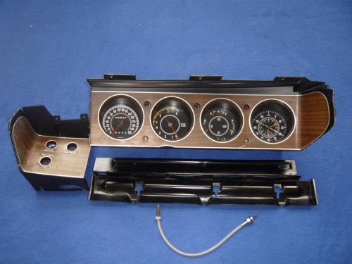 Barracuda cuda challenger hemi 70-71 rallye rallye dash gauges &amp; switch panel!!!