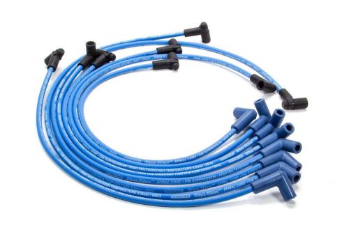 Moroso blue max spark plug wire set spiral core 8 mm blue sbc p/n 72522