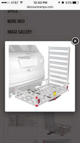 Hitch mounted cargo carrier