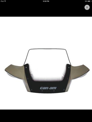 Can-am atv new oem high/tall windshield kit black outlander
